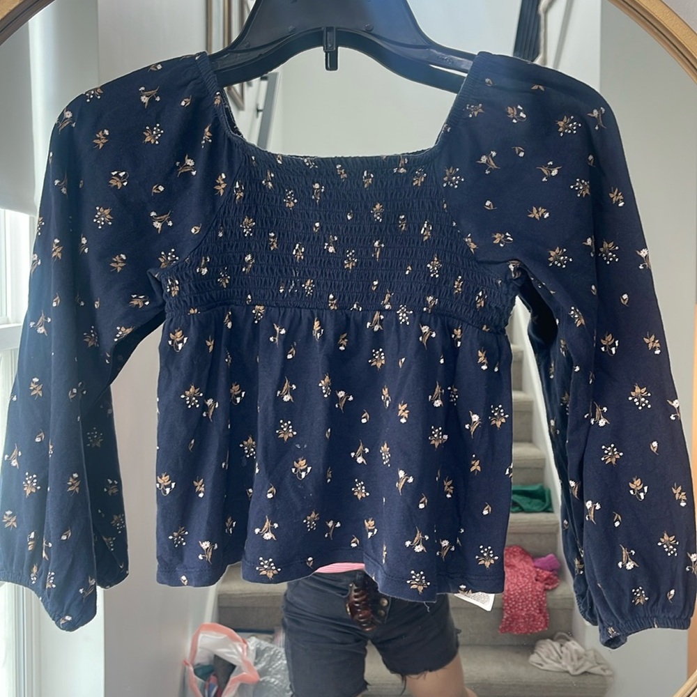 Peplum floral top
